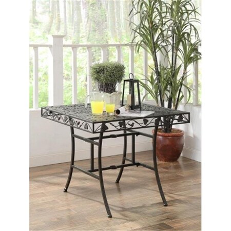 4D Concepts 4D Concepts 120260 Ivy League SQ Dining Table; Mesa Brown 120260